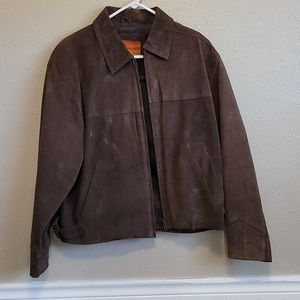 OUTBROOK women's Leather Jacket. Sz:M